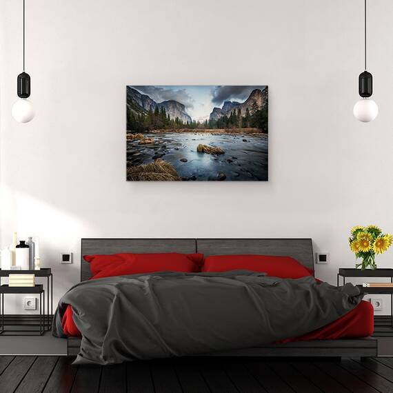 Tablou Canvas - Fluxul Intunecat, Marime: 40 x 60 cm - 3- Roveli