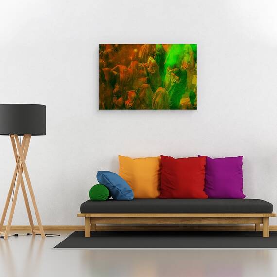 Tablou Canvas - Holi 2, Marime: 40 x 60 cm - 2- Roveli