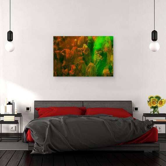 Tablou Canvas - Holi 2, Marime: 40 x 60 cm - 3- Roveli