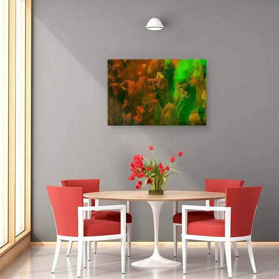 Tablou Canvas - Holi 2, Marime: 40 x 60 cm - 4- Roveli