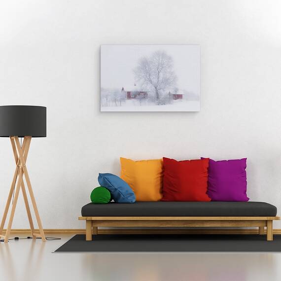 Tablou Canvas - Idila De Iarna, Marime: 40 x 60 cm - 2- Roveli