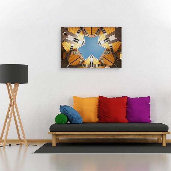 Tablou Canvas - Imbratisand Cerul Albastru, Marime: 40 x 60 cm - 2- Roveli