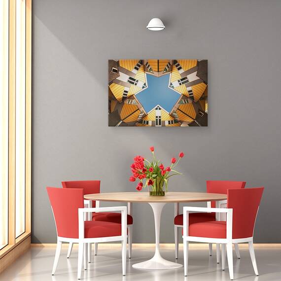 Tablou Canvas - Imbratisand Cerul Albastru, Marime: 40 x 60 cm - 4- Roveli