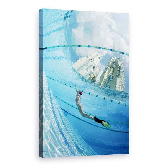 Tablou Canvas - In Oras, Marime: 40 x 60 cm - - Roveli