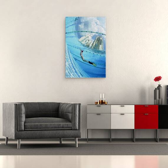 Tablou Canvas - In Oras, Marime: 40 x 60 cm - 2- Roveli