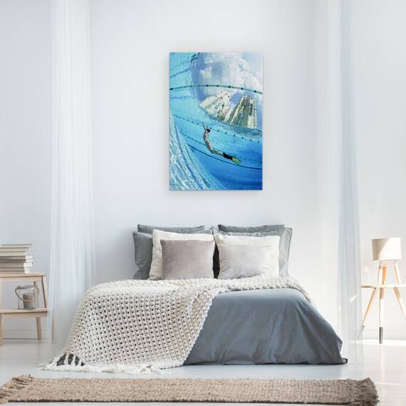 Tablou Canvas - In Oras, Marime: 40 x 60 cm - 3- Roveli