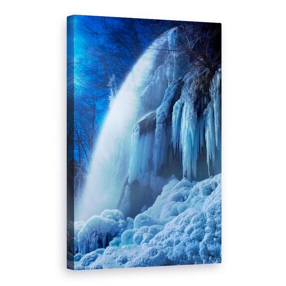Tablou Canvas - Inghetat In Lumina Lunii, Marime: 40 x 60 cm - - Roveli