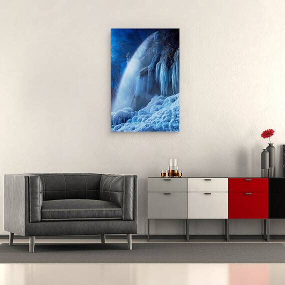 Tablou Canvas - Inghetat In Lumina Lunii, Marime: 40 x 60 cm - 2- Roveli