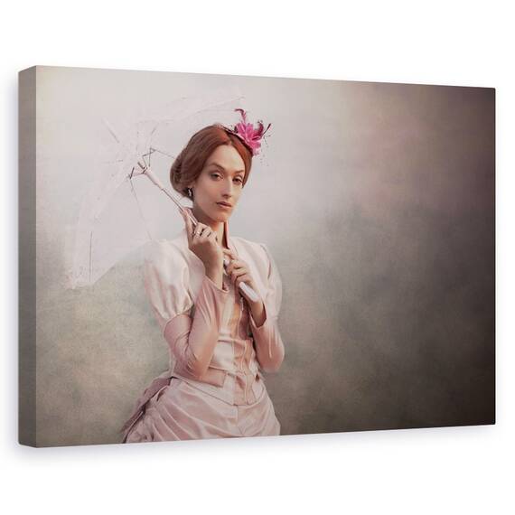 Tablou Canvas - La Plimbare, Marime: 40 x 60 cm - - Roveli