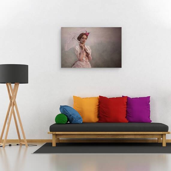 Tablou Canvas - La Plimbare, Marime: 40 x 60 cm - 2- Roveli