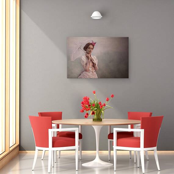 Tablou Canvas - La Plimbare, Marime: 40 x 60 cm - 4- Roveli