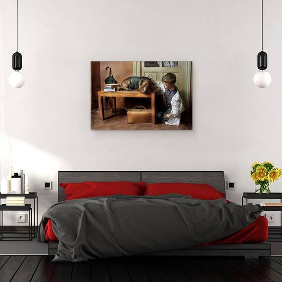 Tablou Canvas - Marco Si Lola, Marime: 40 x 60 cm - 3- Roveli