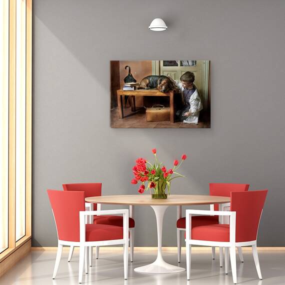 Tablou Canvas - Marco Si Lola, Marime: 40 x 60 cm - 4- Roveli