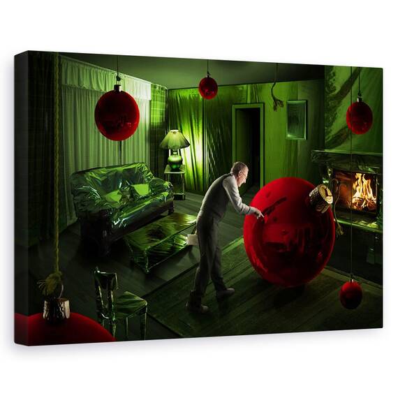 Tablou Canvas - Nebunie De Craciun, Marime: 40 x 60 cm - - Roveli