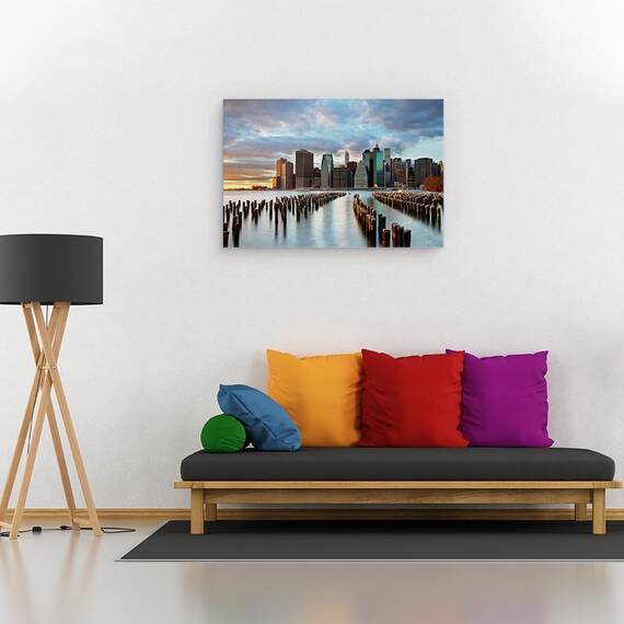 Tablou Canvas - Nyc Skyline, Marime: 40 x 60 cm - 2- Roveli