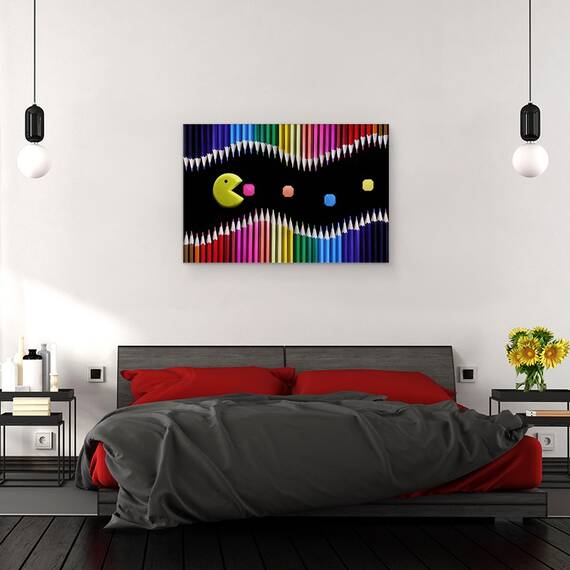 Tablou Canvas - Packman, Marime: 40 x 60 cm - 3- Roveli