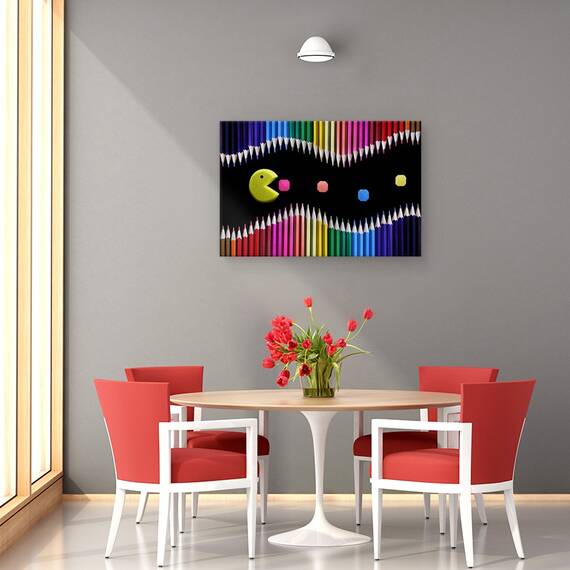 Tablou Canvas - Packman, Marime: 40 x 60 cm - 4- Roveli