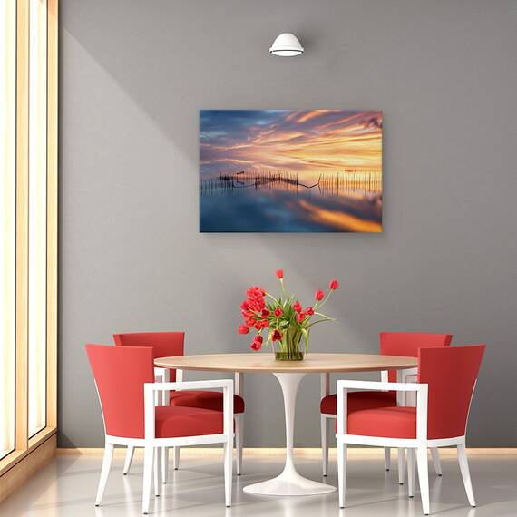 Tablou Canvas - Plase De Pescuit, Marime: 40 x 60 cm - 4- Roveli