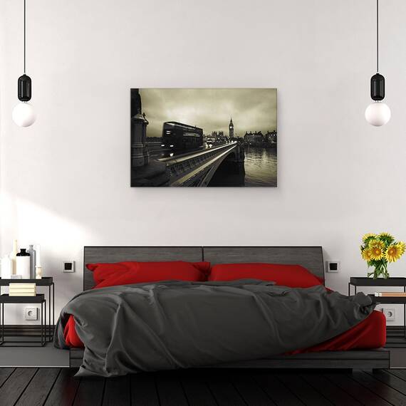 Tablou Canvas - Podul Westminster, Marime: 40 x 60 cm - 3- Roveli