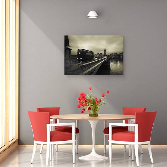 Tablou Canvas - Podul Westminster, Marime: 40 x 60 cm - 4- Roveli