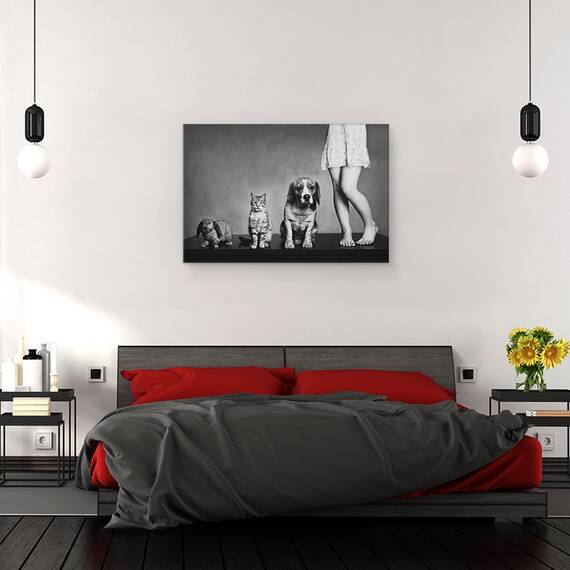 Tablou Canvas - Portret De Familie, Marime: 40 x 60 cm - 3- Roveli