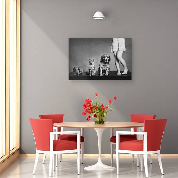 Tablou Canvas - Portret De Familie, Marime: 40 x 60 cm - 4- Roveli