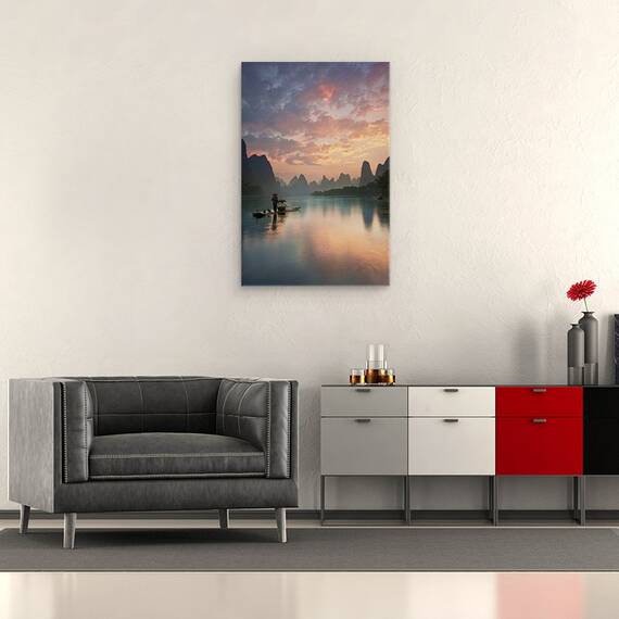Tablou Canvas - Rasarit, Marime: 40 x 60 cm - 2- Roveli