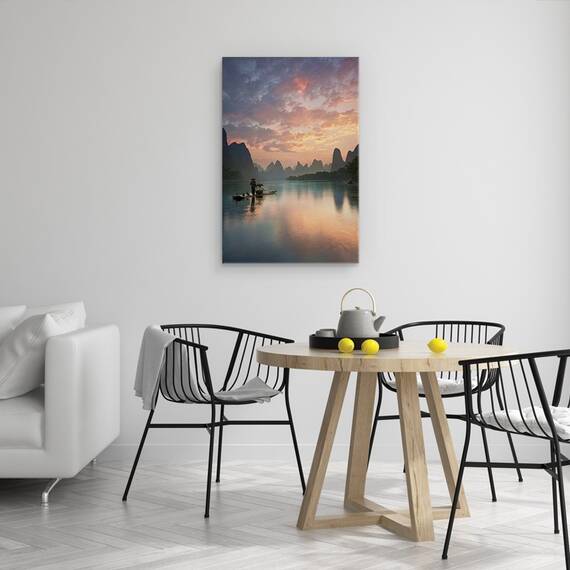Tablou Canvas - Rasarit, Marime: 40 x 60 cm - 4- Roveli