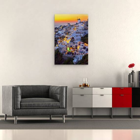 Tablou Canvas - Santorini, Marime: 40 x 60 cm - 2- Roveli