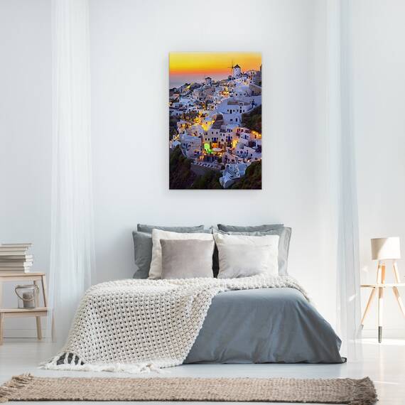Tablou Canvas - Santorini, Marime: 40 x 60 cm - 3- Roveli
