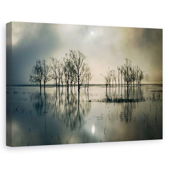 Tablou Canvas - Secretul Lacului, Marime: 40 x 60 cm - - Roveli