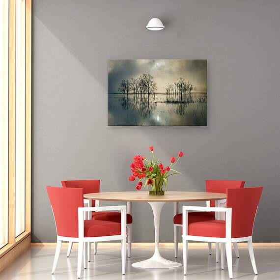 Tablou Canvas - Secretul Lacului, Marime: 40 x 60 cm - 4- Roveli