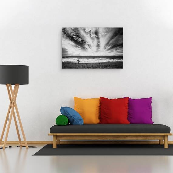 Tablou Canvas - Singuratatea Unui Surfer, Marime: 40 x 60 cm - 2- Roveli