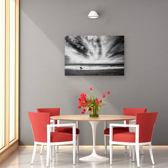 Tablou Canvas - Singuratatea Unui Surfer, Marime: 40 x 60 cm - 4- Roveli