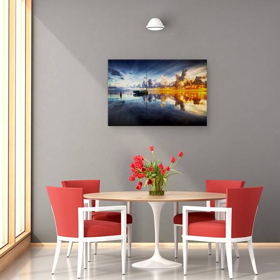 Tablou Canvas - Un Timp Pentru Reflectie, Marime: 40 x 60 cm - 4- Roveli