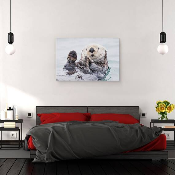 Tablou Canvas - Vidra Alaska, Marime: 40 x 60 cm - 3- Roveli