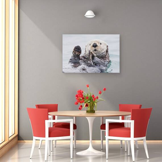 Tablou Canvas - Vidra Alaska, Marime: 40 x 60 cm - 4- Roveli