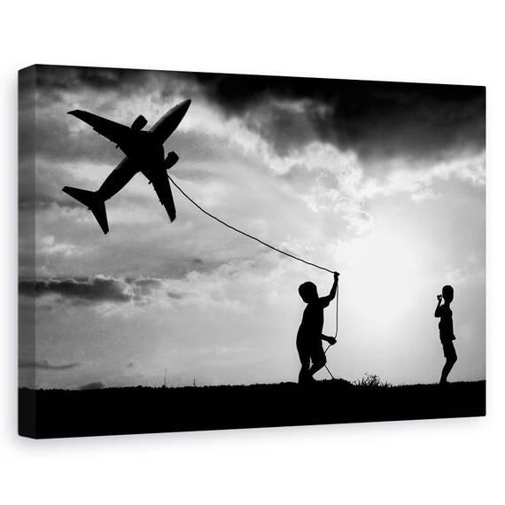 Tablou Canvas - Zboara, Avionul Meu, Marime: 40 x 60 cm - - Roveli