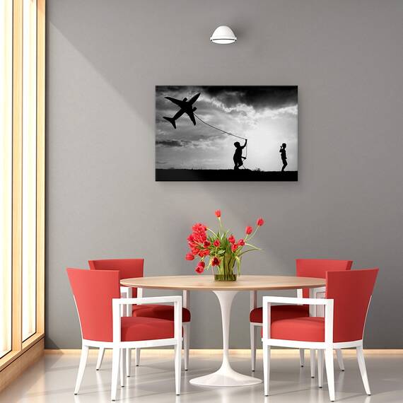 Tablou Canvas - Zboara, Avionul Meu, Marime: 40 x 60 cm - 4- Roveli