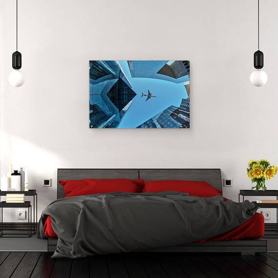 Tablou Canvas - Zburand Peste, Marime: 40 x 60 cm - 3- Roveli