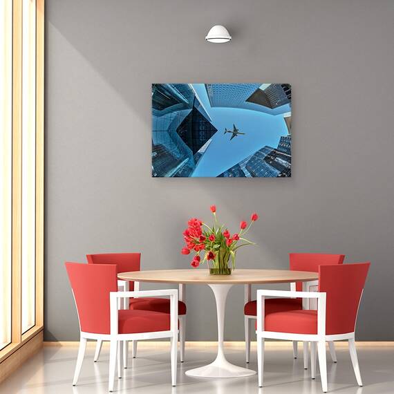 Tablou Canvas - Zburand Peste, Marime: 40 x 60 cm - 4- Roveli