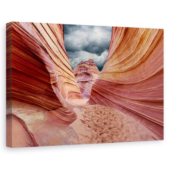 Tablou Canvas - Calareti Pe Furtuna, Marime: 80 x 120 cm - - Roveli