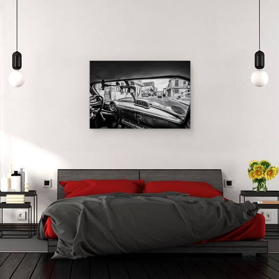 Tablou Canvas - Calatorind Pe Strazile Cubaneze, Marime: 80 x 120 cm - 3- Roveli
