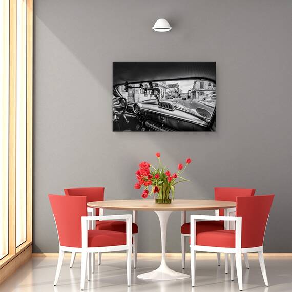 Tablou Canvas - Calatorind Pe Strazile Cubaneze, Marime: 80 x 120 cm - 4- Roveli