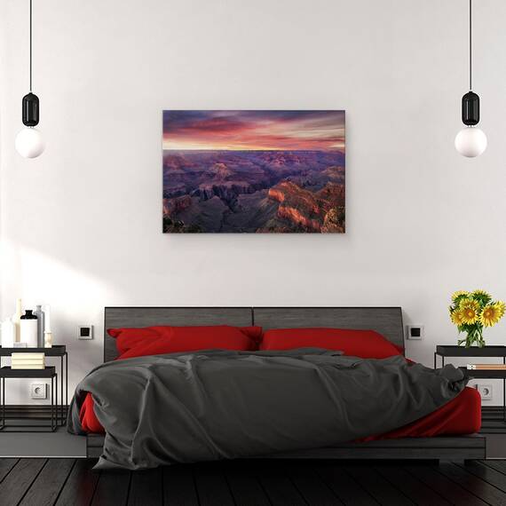 Tablou Canvas - Canion In Flacari, Marime: 80 x 120 cm - 3- Roveli