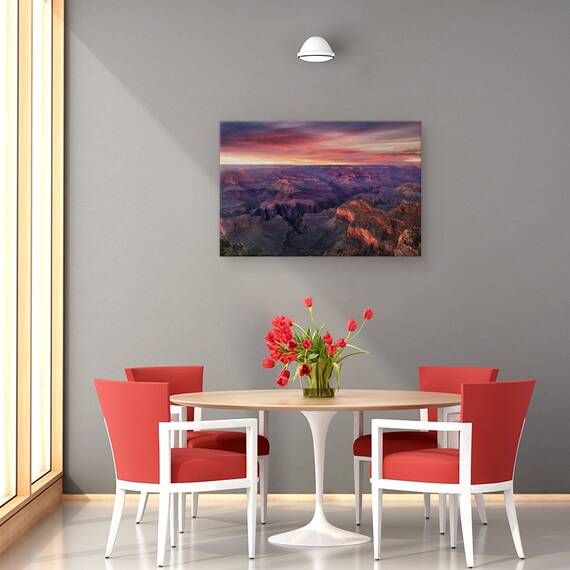 Tablou Canvas - Canion In Flacari, Marime: 80 x 120 cm - 4- Roveli