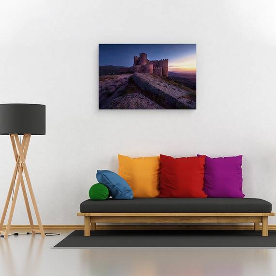 Tablou Canvas - Castelul Aunqueospese, Marime: 80 x 120 cm - 2- Roveli