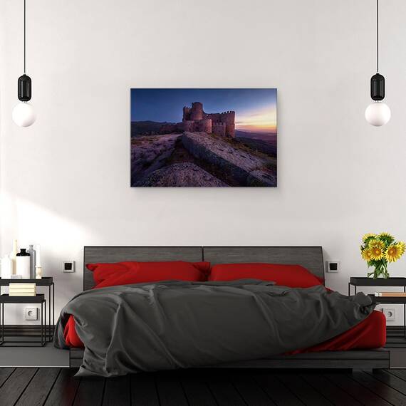 Tablou Canvas - Castelul Aunqueospese, Marime: 80 x 120 cm - 3- Roveli