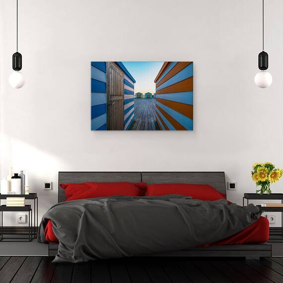 Tablou Canvas - Colibele De Plaja Pe Dig, Marime: 80 x 120 cm - 3- Roveli