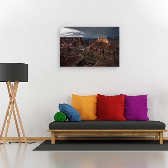 Tablou Canvas - Confluenta, Marime: 80 x 120 cm - 2- Roveli